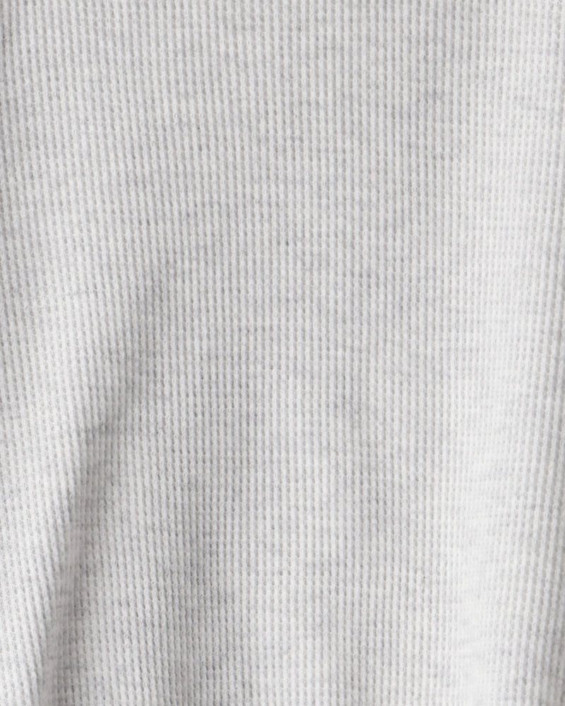 Girls 2-Piece Long-Sleeve Top & Skirt Set - Grey