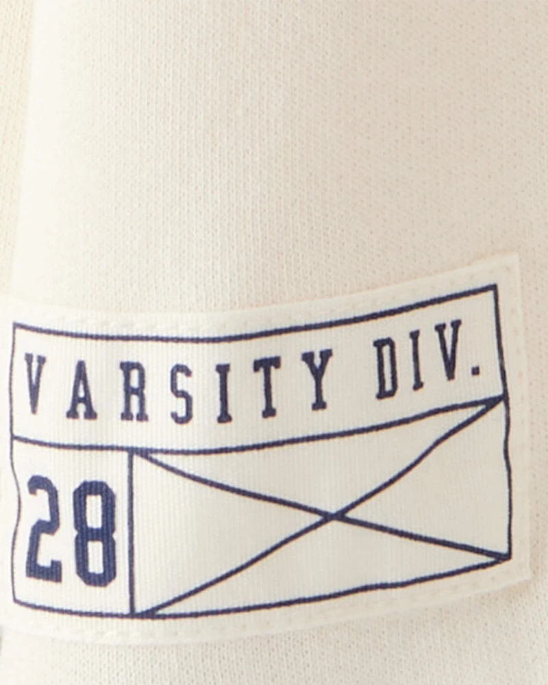 Boys Color Block Pullover Sweatshirt - Ivory