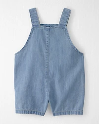 Baby Organic Cotton Chambray Shortall