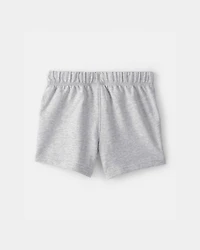 Toddler Boy French Terry Shorts - Grey