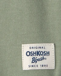 Baby Boy Short-Sleeve Henley T-Shirt - Olive