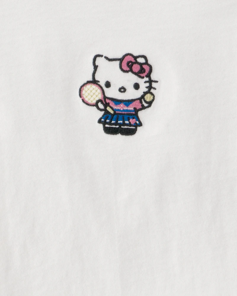 Girls Hello Kitty® Long-Sleeve Top - White