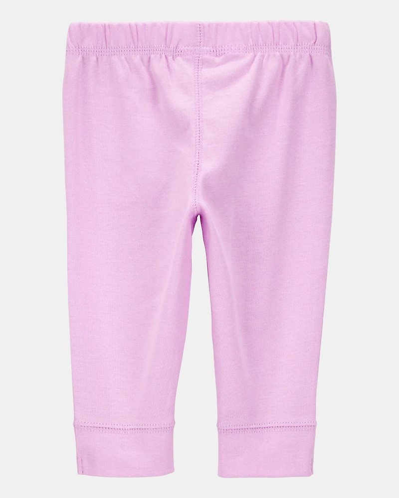 Baby Girl 4-Pack Pull-On Pants