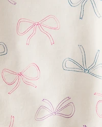 Baby 3-Piece Bow Print Little Pullover Set - Pink/Ivory