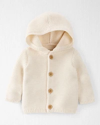 Baby Organic Signature Stitch Cardigan