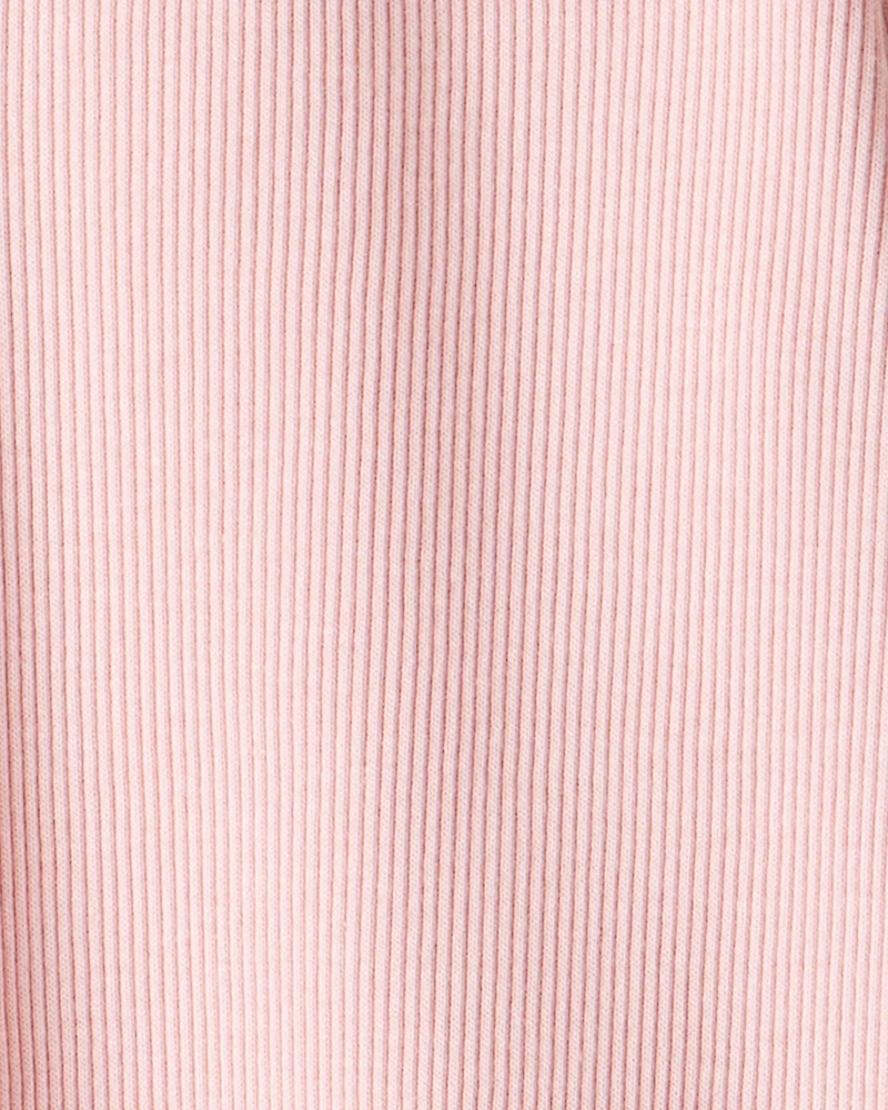 Toddler Girl 2-Pack Floral Cotton Long-Sleeve Top - Ivory/Pink