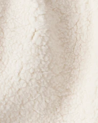 Baby Girl 3-Piece Bear Print Sleeveless Jacket, Bodysuit & Pant Set - White