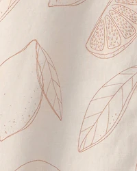 Boys 2-Piece Top & Short Set Made with Organic Cotton in Citrus Summer Print