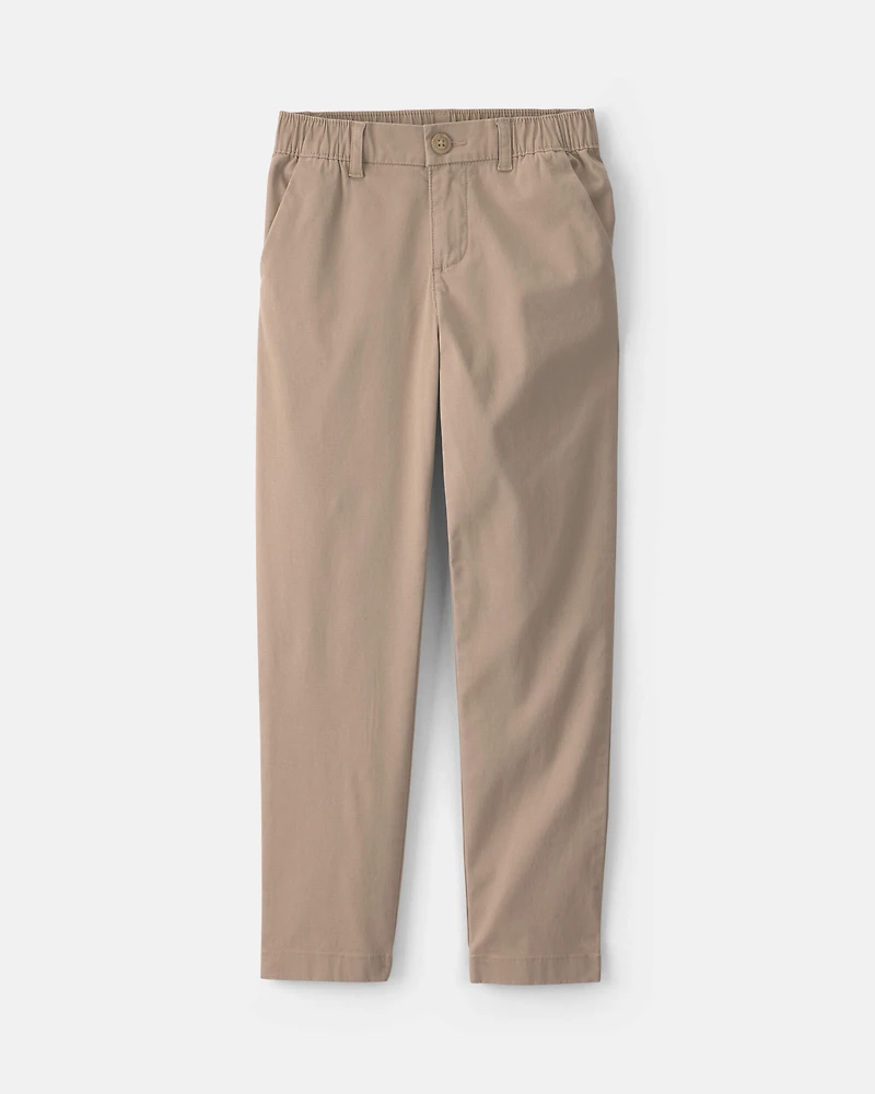 Girls 2-Pack Uniform Skinny Pants - Khaki