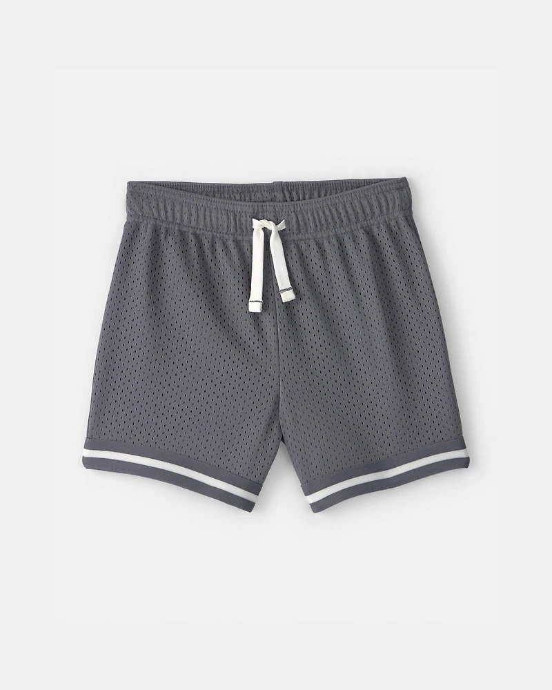 Toddler Boy 2-Pack Striped Mesh Active Shorts