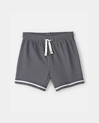 Toddler Boy 2-Pack Striped Mesh Active Shorts