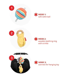 Baby Discoverosity 3-in-1 Montessori-Inspired Baby Stroller Toy