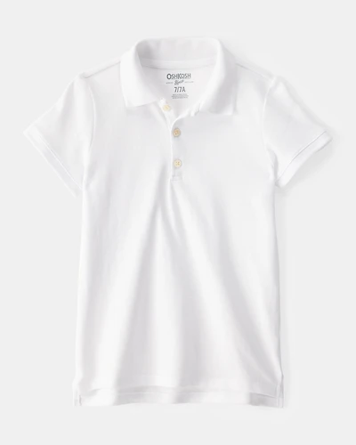 Kid Pique Cotton Uniform Polo