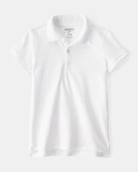 Kid Pique Cotton Uniform Polo
