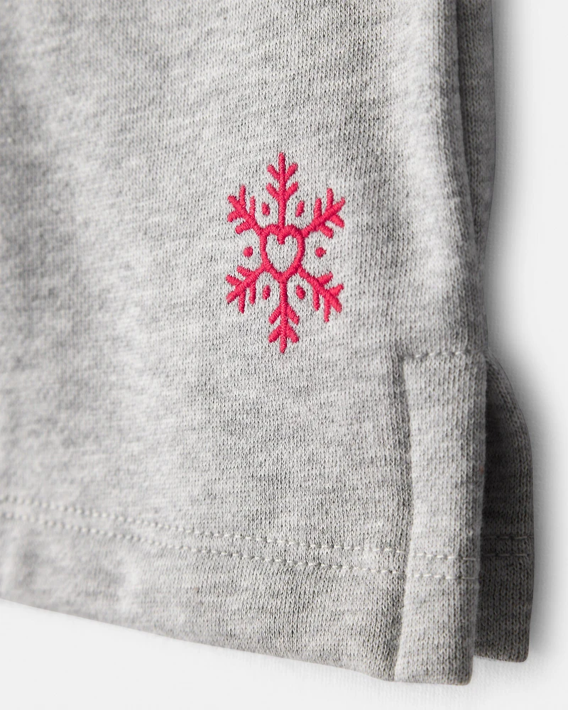 Baby Girl DayDream Fleece Dress - Grey