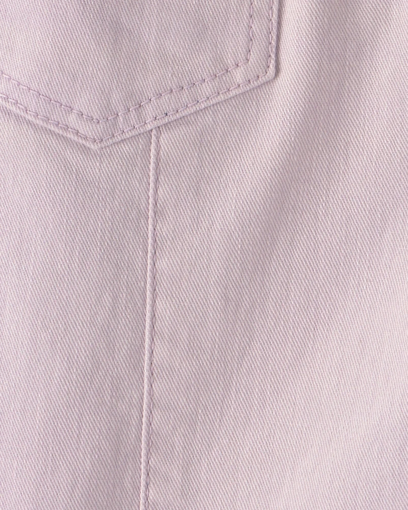 Baby Girl Barrel Pants - Purple