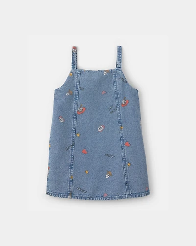 Baby Girl Pixar© Toy Story Chambray Dress - Medium Wash