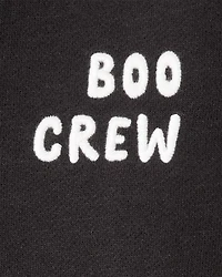 Toddler Organic Cotton Boo Crew Sweatshirt