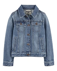 Girls Denim Jacket - Medium Wash