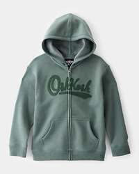 Boys 2-Piece Daydream Fleece Jacket & Drawstring Joggers Set - Green