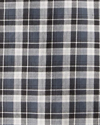 Boys Plaid Cotton Long-Sleeve Button-Down Shirt - Grey