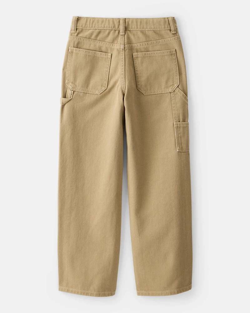 Boys Carpenter Fashion Pants - Khaki