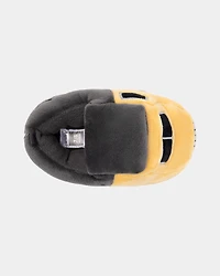 Toddler Boy Truck Slippers - Yellow/Grey