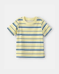 Baby Striped T-Shirt - Yellow/Blue