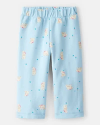 Baby Girl Polar Bear French Terry Pullover & Pant Set - Blue