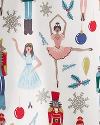 Baby Organic Cotton Pajamas Set in Holiday Nutcracker