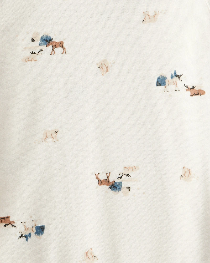 Baby Boy 3-Piece Quilted Vest Outfit Set - Grey/Black