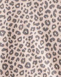 Girls Leopard Print Long-Sleeve Top - Brown