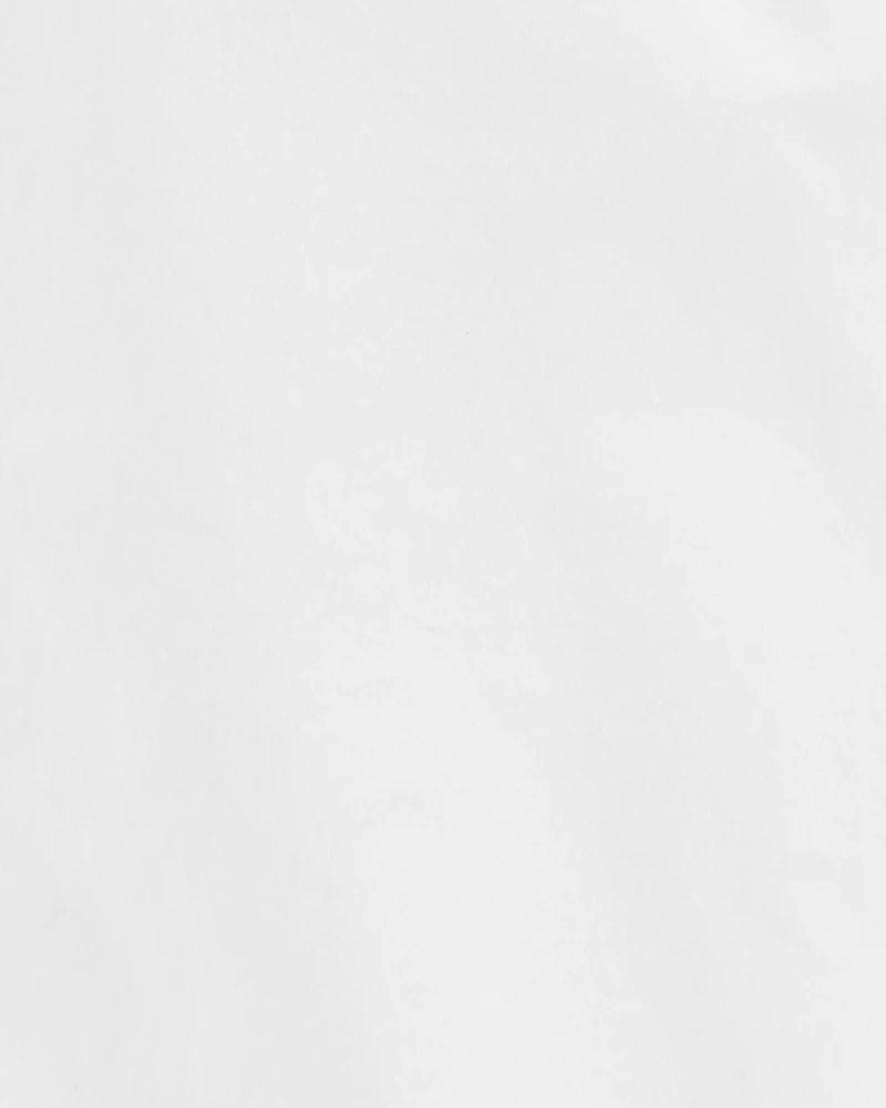 Boys Long Sleeve Button-Front Uniform Shirt