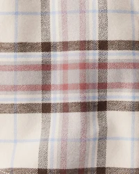 Toddler Boy Organic Cotton Button-Front Flannel