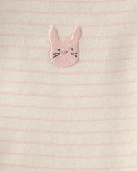 Baby Girl 3-Piece Bunny Terry Layering Set - Pink