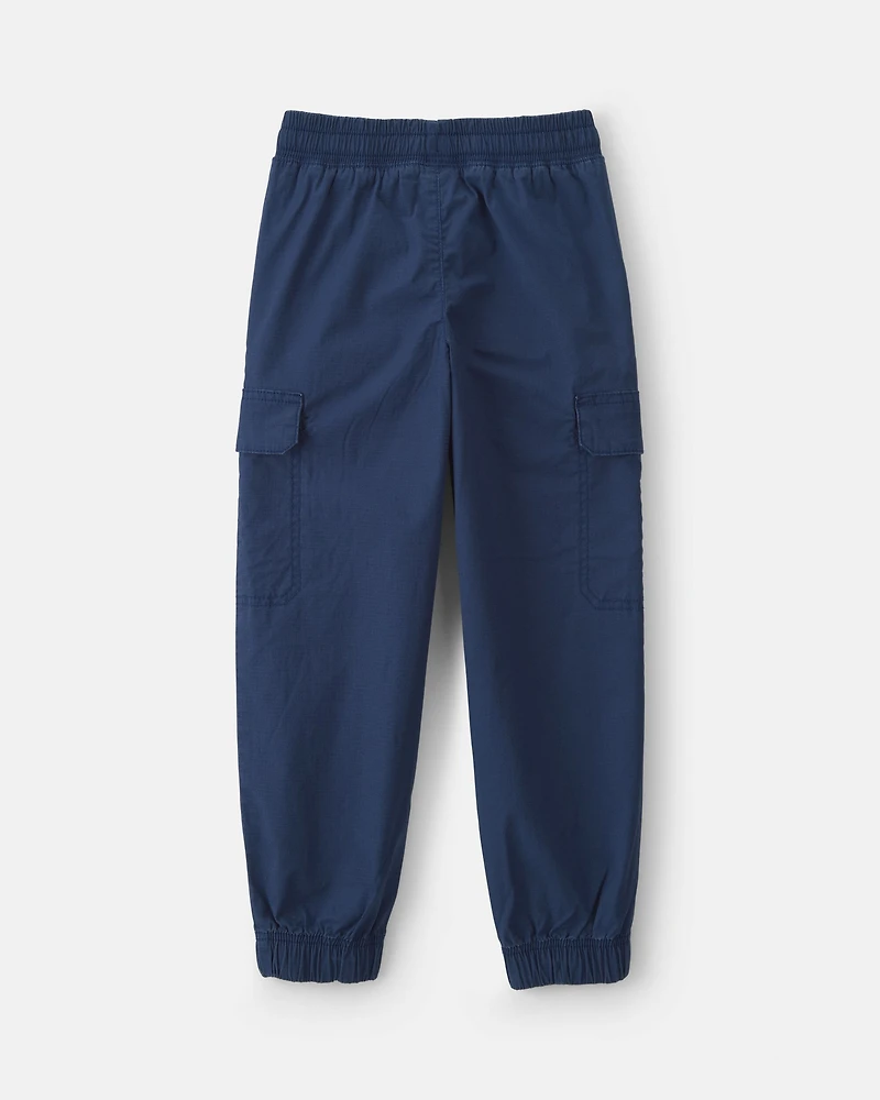 Boys Cargo Joggers - Navy Blue