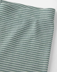 Kids 2-Piece Organic Cotton Ribbed Pajamas in Stripes