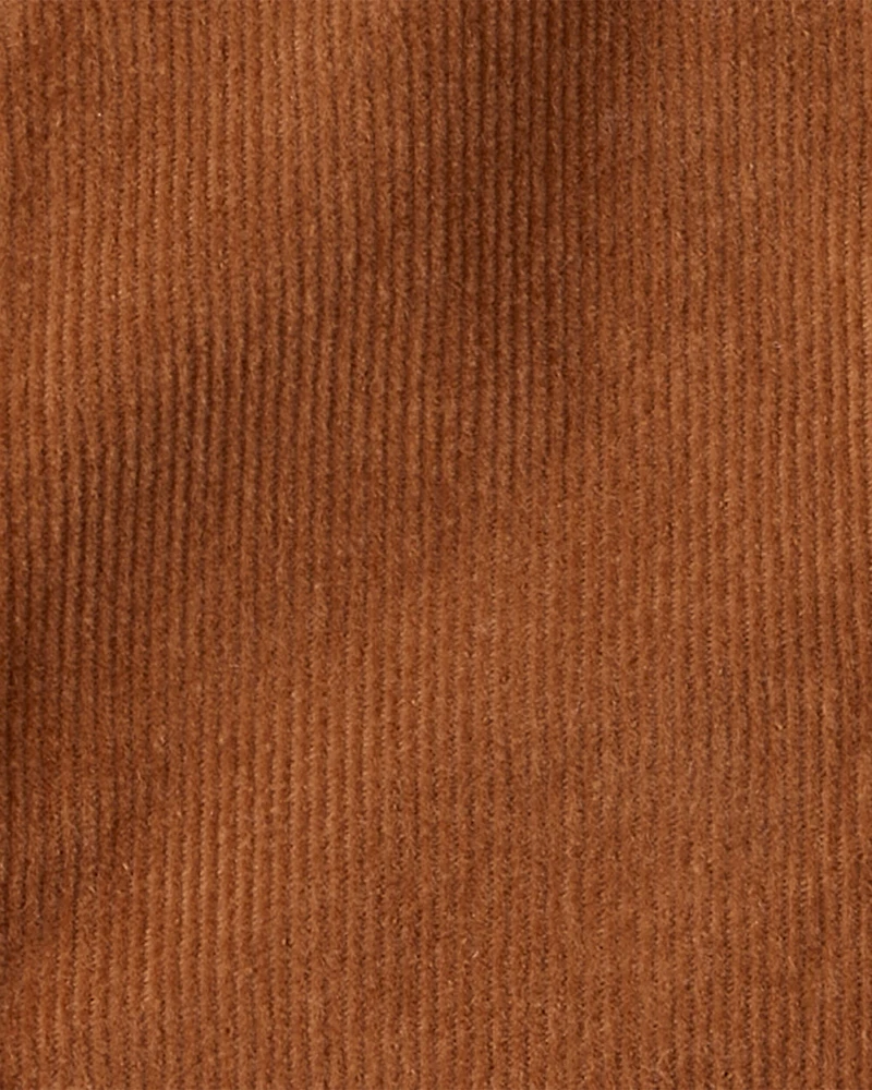 Girls Western Corduroy Skirt - Brown