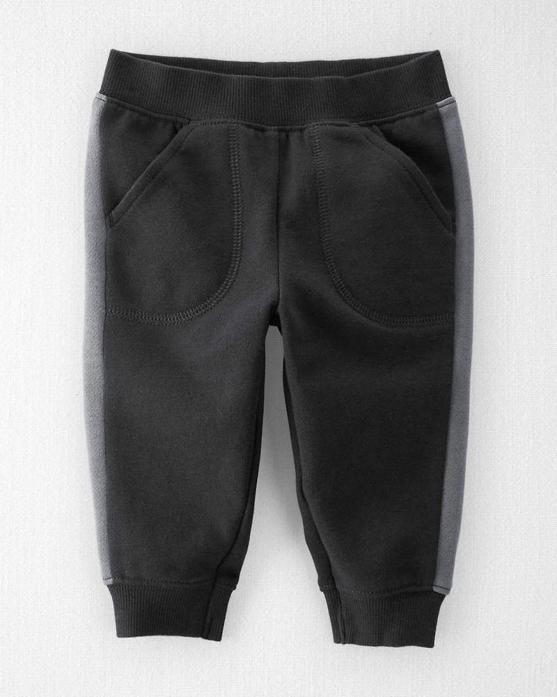 Baby 2-Piece Fleece Set Made with Organic Cotton in Spooky Night Print