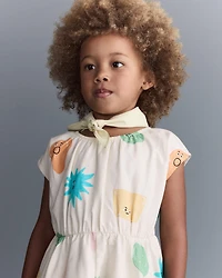 Toddler Girl Avenue Twirl™ Dress in Character Print - Cream