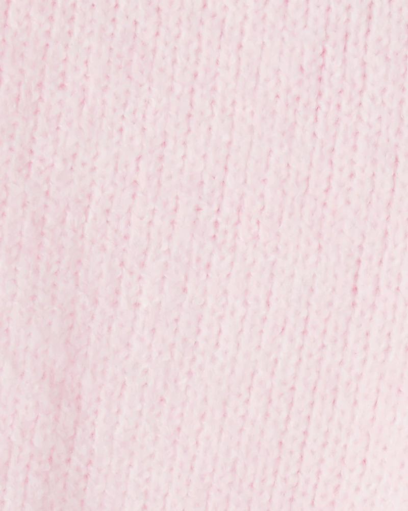 Baby Girl Wide-Leg Sweater Knit Pants