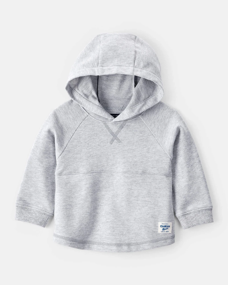 Baby Boy Long-Sleeve Hoodie - Grey