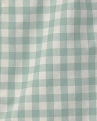 Toddler Boy Gingham Poplin Shorts - Green