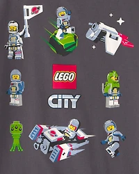 Boys Lego Astronaut Graphic Tee - Grey