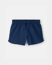 Girls French Terry Shorts - Blue