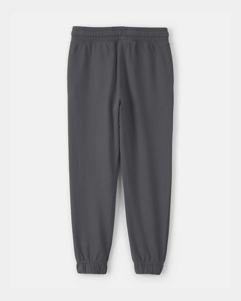 Boys French Terry Joggers - Grey
