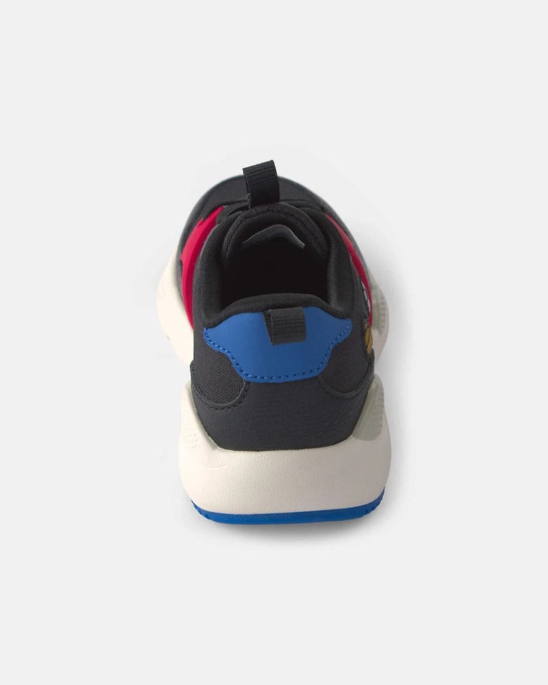 Toddler Boy Light-Up Sports Sneakers - Black