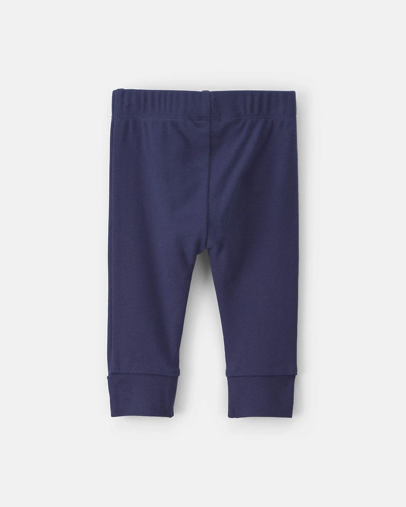 Baby Boy 2-Pack Cotton Pull-On Pants - Navy Blue