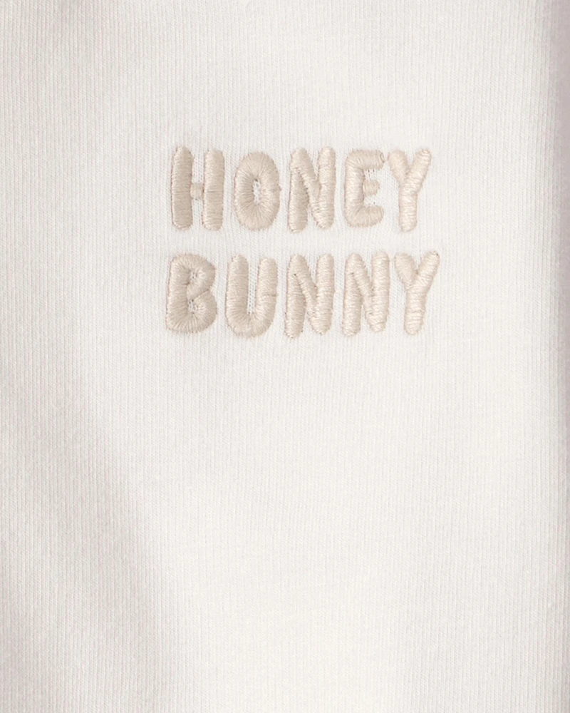 Toddler Organic Cotton 'Honey Bunny' Hoodie