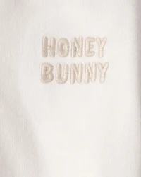 Toddler Organic Cotton 'Honey Bunny' Hoodie